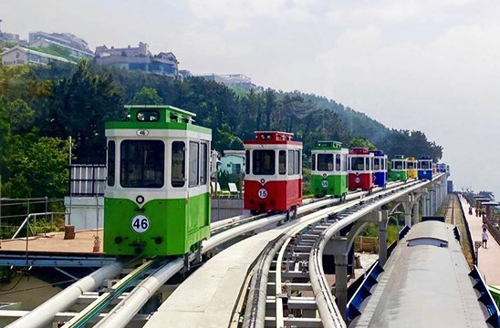 Blue Line Park海岸列車